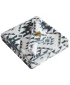 Wrangler Dakota Reversible Faux Shearling Throw Blanket In Dakota