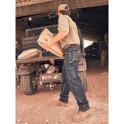 Wrangler ® Riggs Workwear® Performance Carpenter Jean In Dark Wash In Blue