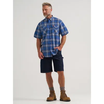 Wrangler Riggs Workwear® Performance Denim Carpenter Short In Dark Wash In Black