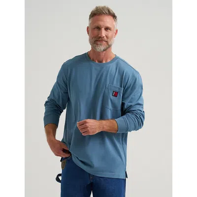 Wrangler Riggs Workwear® Relaxed Crew T-shirt In Blue Fin