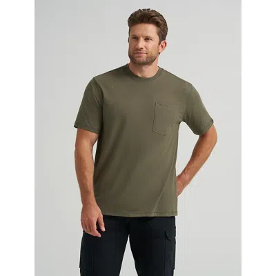 Wrangler ® Riggs Workwear® Short Sleeve 1 Pocket Performance T-shirt In Hazel Green