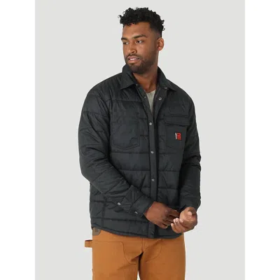 Wrangler ® Riggs Workwear® Tough Layers Insulated Shirt Jacket In Jet Black
