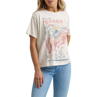 Wrangler Rodeo Days Graphic T-shirt In Egret