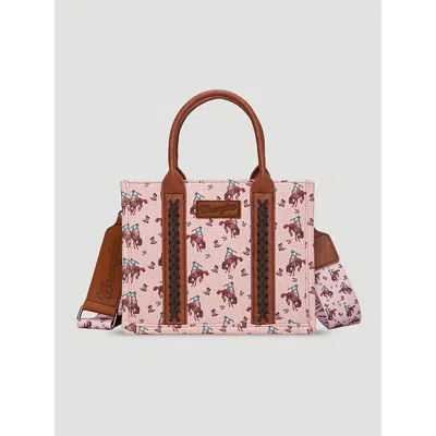 Wrangler Rodeo Print Mini Tote In Pink