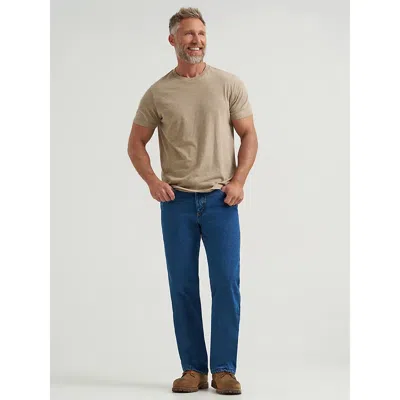 Wrangler Rugged Wear® Fleece Lined Relaxed Fit Jean In Stonewash In Neutral