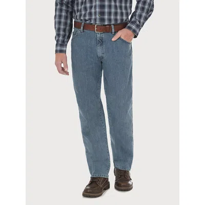 Wrangler Rugged Wear® Performance Series Regular Fit Jean In Bleach Wash In Blue
