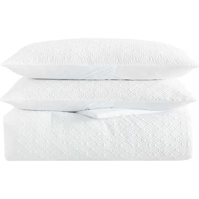 Wrangler Sedona Geometric Embossed Duvet Set In White