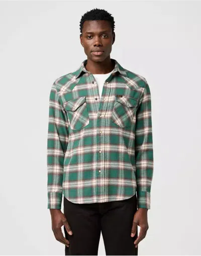 Wrangler Shirts Man  112371615 Bistro Green