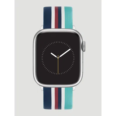 Wrangler Silicone Brushpopper Universal Watchband In Navy In Multi