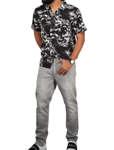 Wrangler Slider Slim Straight Leg Jean In Grey In Gray
