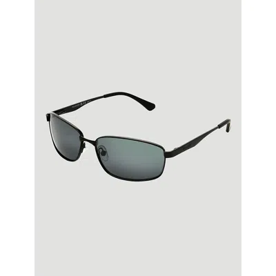 Wrangler Smoke Lens Rectangle Sunglasses In Smoke In Black