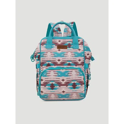 Wrangler Southwest Print Backpack In Turquoise In Blue