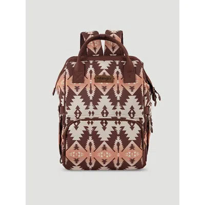 Wrangler Southwestern Print Backpack In Brown
