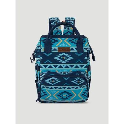 Wrangler Southwestern Print Backpack In Navy In Blue