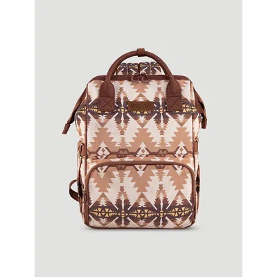 Wrangler Southwestern Print Backpack In Tan In Brown
