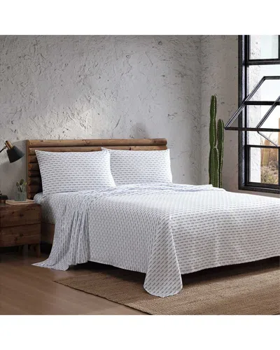 Wrangler Stamped Logo Ultra Soft Sheet Set In White