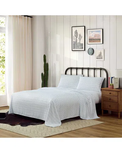 Wrangler Steer Head Stripe Sheet Set In White