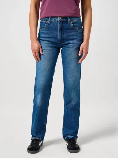 Wrangler Sunset Straight Jean In Dark Wash