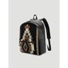 Wrangler Tapestry Backpack In Black In Black