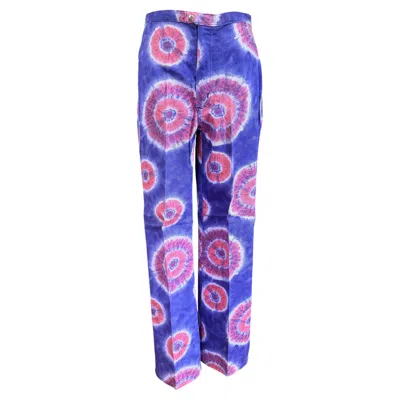 Pre-owned Wrangler Tie Dyed Jeans, New Never Worn Dead Stock 1960s In Purple