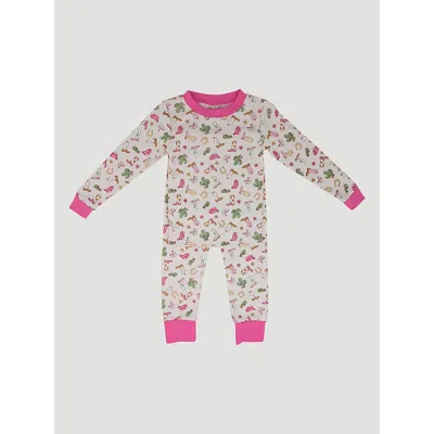 Wrangler Kids' Toddler Girl's Pajama Set In Cowgirl Pink