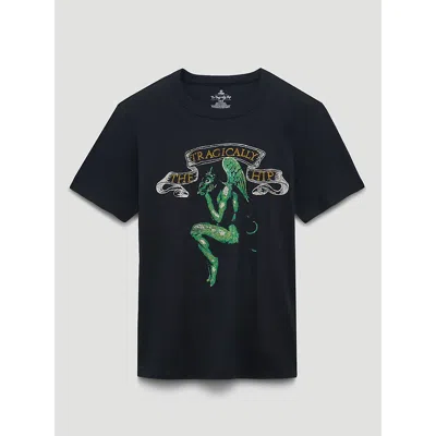 Wrangler Tragically Hip Gargoyle Graphic T-shirt In Washed Black