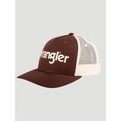 Wrangler Trailhead Logo Baseball Cap In Dark Brown