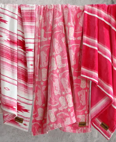 Wrangler Ultra Soft Plush Fleece Throw, 50" X 60"