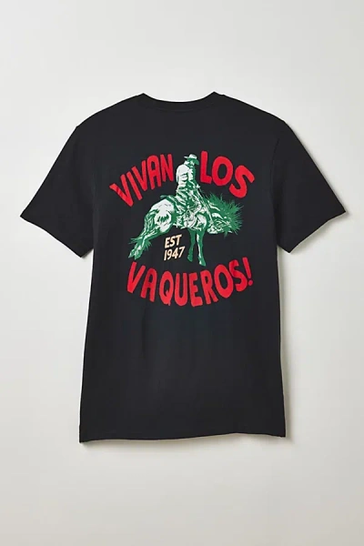 Wrangler Vaqueros Graphic Tee In Black, Men's At Urban Outfitters