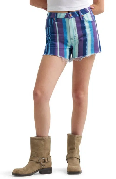 Wrangler Western Cutoff Denim Shorts In Black