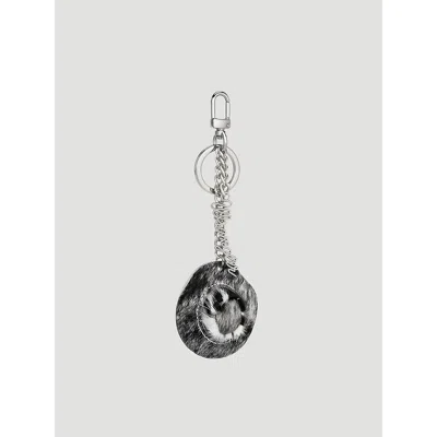 Wrangler Western Spirit Bag Charm In Black Grey