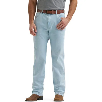 Wrangler Western Tough Lite Bootcut Jeans In Blue
