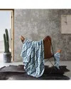 Wrangler Westin Ultra Soft Plush Fleece-blanket In Blue