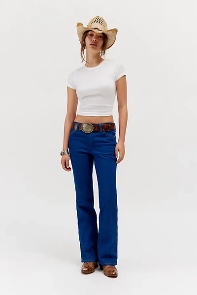 Wrangler Westward Mid-rise Bootcut Jean In Rinsed Denim, Women's At Urban Outfitters