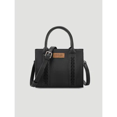 Wrangler Whipstitch Mini Tote In Black