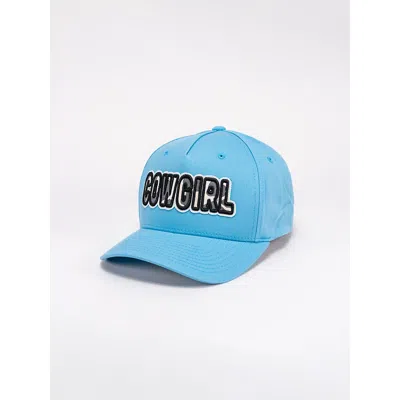 Wrangler Women's Cowgirl Applique Baseball Cap In Washed Blue