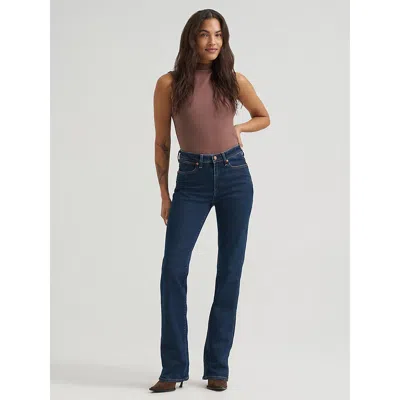 Wrangler Women's Dallas Bootcut Jean In Indigo Eclipse In Blue