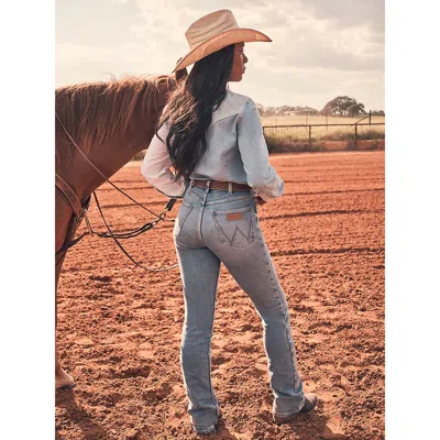 Wrangler Women's High Rise Rodeo Bootcut  Riding Jean In Camila