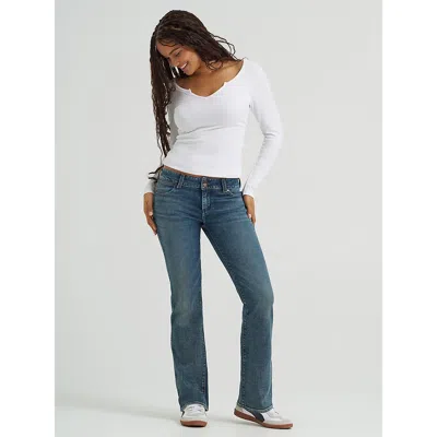 Wrangler Women's Low Rise Bootcut Jean In Summit Shade