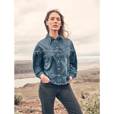 Wrangler Women's Pintuck Shirt In Homestead Haze