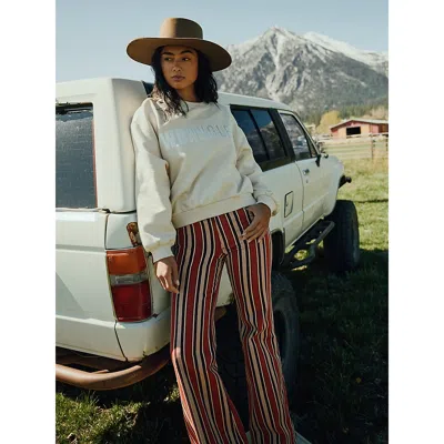 Wrangler Women's Print 70's Flare Jean In Desert Disco In Multi