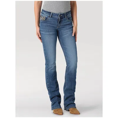 Wrangler Women's Retro Mae Bootcut Mid Rise Jean In Faye In Multi