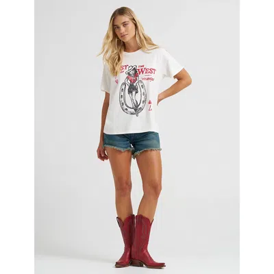 Wrangler Women's Reworked Short In Stormy In Blue