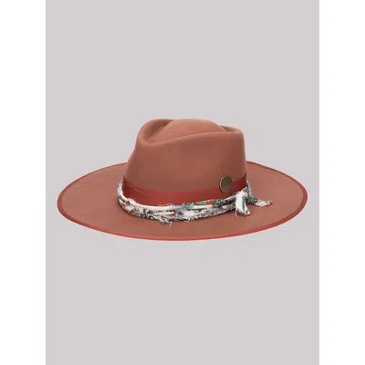 Wrangler Women's Silk Band Cowboy Hat In Light Brown