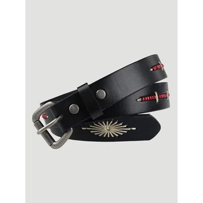 Wrangler Women's Southwestern Beaded Belt In Black