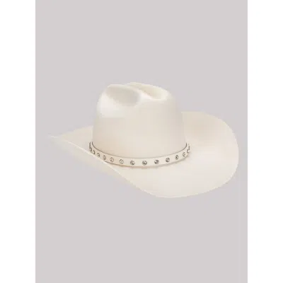 Wrangler Women's Sparkle Band Cowboy Hat In Ivory In White