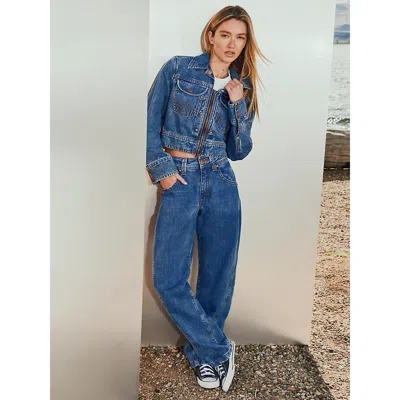 Wrangler Women's Super ® Barrel Jean In Cowboy Fade In Blue