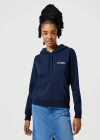 Wrangler Women's Sweatshirt  112356459 Navy In Multi