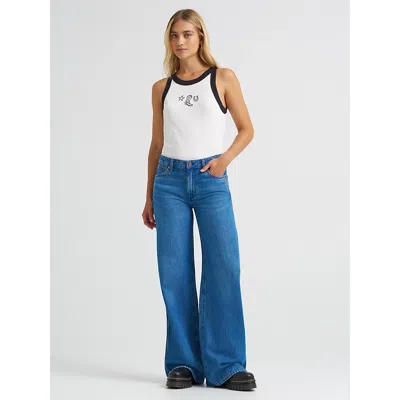 Wrangler Women's Ultra Soft Worldwide Jean In Lasso Twilight In Blue