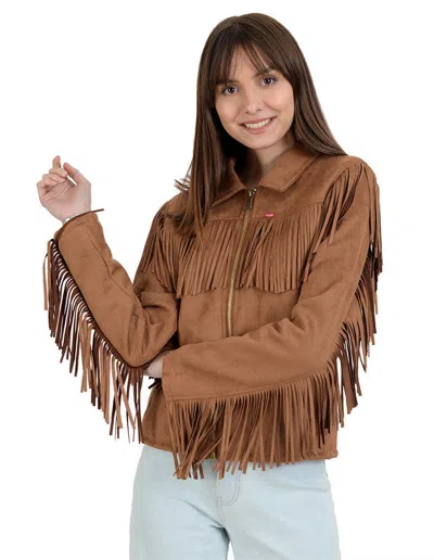 Wrangler Women's Western Fringed Jacket In Multi